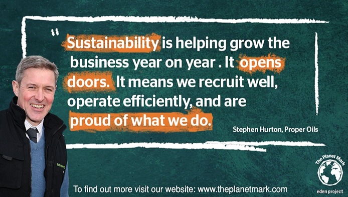 Enhancing brand image through sustainability: Proper Oils